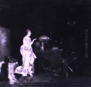 Chez Le Collectionneur by Louis Robert Carrier-Belleuse
