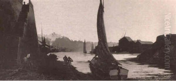 Normandy Port Scene - view 1