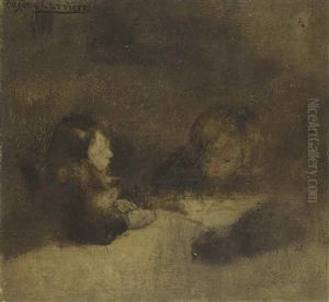 La Lecture by Eugene Carriere