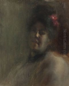Portrait Of A Lady by Eugene Carriere