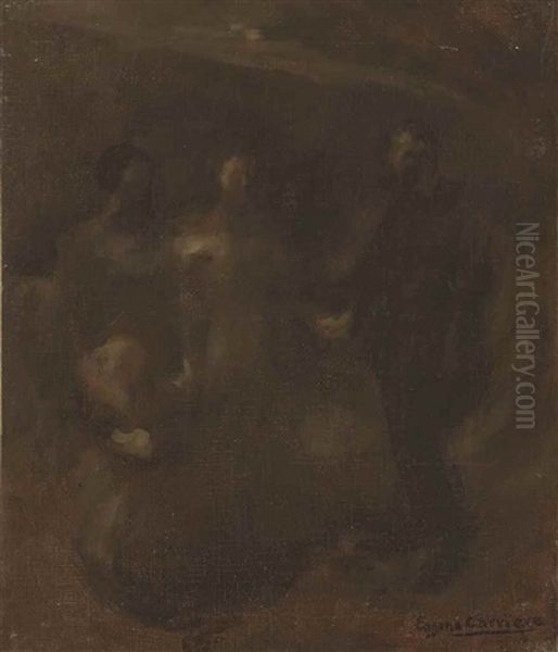 Trois Personnages Dans L'ombre - view 1