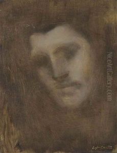 Portrait D'homme by Eugene Carriere