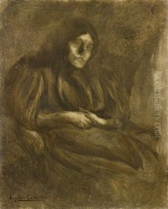 Femme Assise by Eugene Carriere