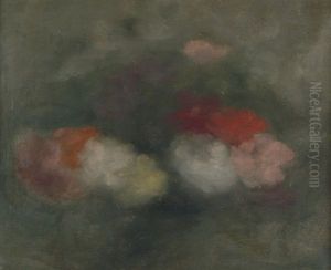 Weise, Rote, Gelbe Blumen Weise, Rote, Gelbe Blumen
