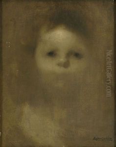 Portrait D'enfant (arsene Carriere) by Eugene Carriere
