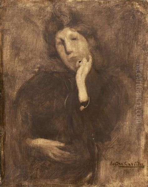 Portait De Femme Assise - view 1