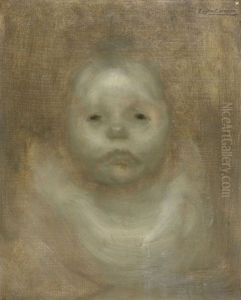 Portrait D'enfant (arsene Carriere?) by Eugene Carriere