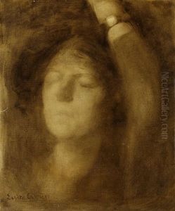 Portrait Of A Girl With Raised Arm