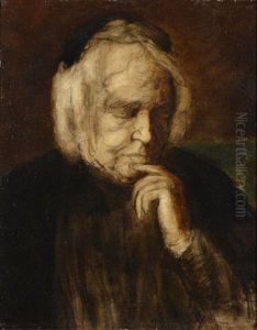 Portrait De Femme Visage De Marquerite Engrisaille