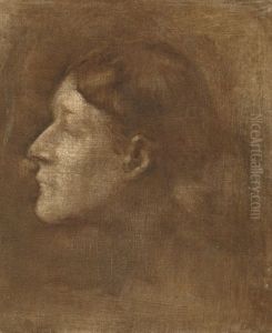 Profil De Femme by Eugene Carriere