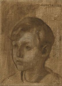 Portrait De Jean-michel Chausson by Eugene Carriere