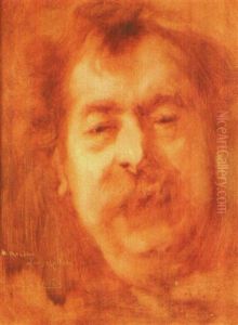 Portrait D'homme by Eugene Carriere