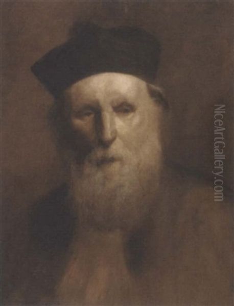Portrait Of A Priest, In Traditional Hat And Robes - view 1