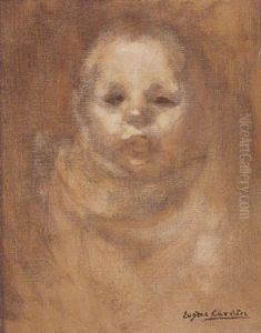 Portrait De Jean Rene Carrire by Eugene Carriere