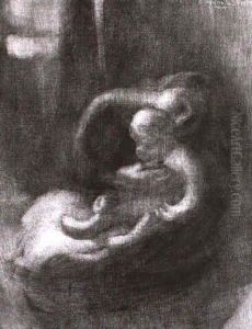 Mere Et L'enfant by Eugene Carriere
