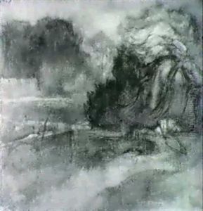 A Landscape by Eugene Carriere