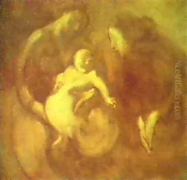 A Mother With Her Child And Anonlooker - view 1