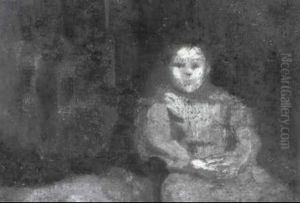 Portrait Presume Du Fils D'eugene Carriere by Eugene Carriere