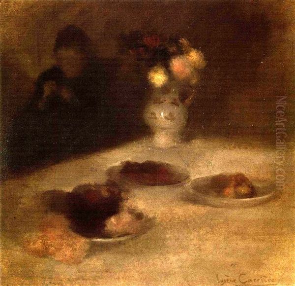 Interior With Woman Sewing - view 1