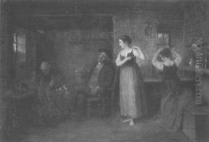 Figures In An Interior by Alexander Carse
