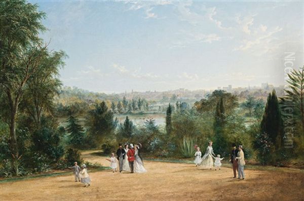 View Of Melbourne From The Botanical Gardens - view 1