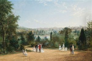 View Of Melbourne From The Botanical Gardens by James Howe Carse