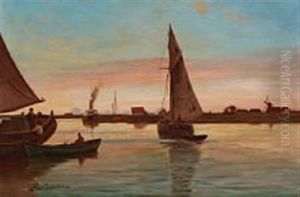 An Evening At The Shoreline by Andreas Christian Riis Carstensen