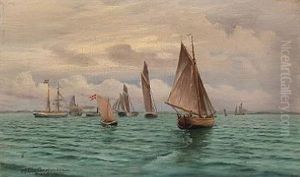Seascape With Sailing Ships Seascape With Sailing Ships