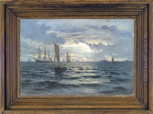Off Elsinore Castle, Kronborg, Denmark - view 1