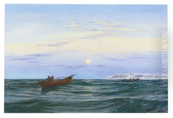 Fischerboote Vor Der Nordseekuste Bei Schottland - view 1