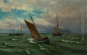 Fiskerbade Pa Havet Fiskerbade Pa Havet