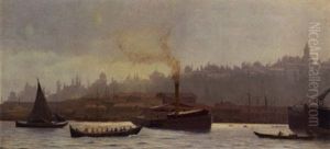 Havneparti Fra Constantinopel Havneparti Fra Constantinopel