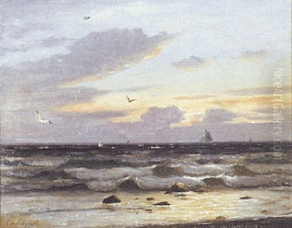 Marine Med Sejlsjibe Udfor Gronlands Kyst - view 1