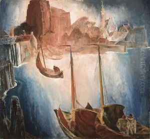 Le Port De Veere (1928) by Antoine (Anto) Carte