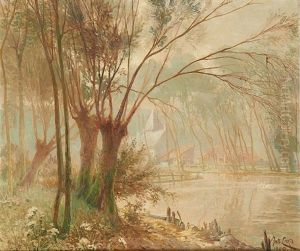 Reflexion Sur L"etang by Antoine (Anto) Carte