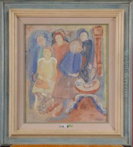 Scene De Famille by Antoine (Anto) Carte