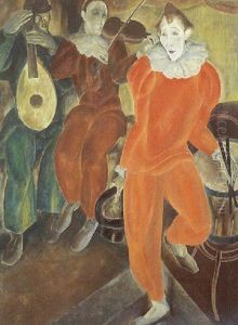 Le Clown Rouge by Antoine (Anto) Carte