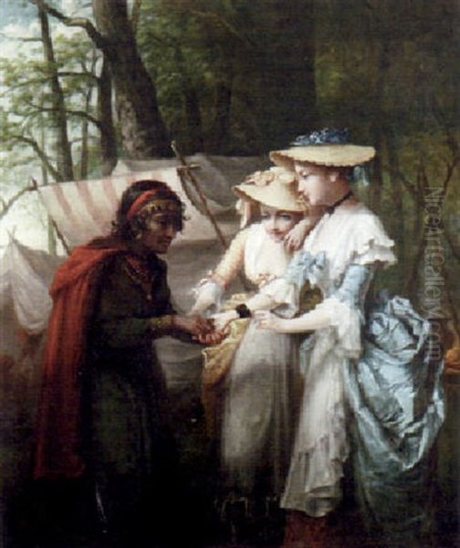 Sophia And Olivia Consulting The Oracle - view 1