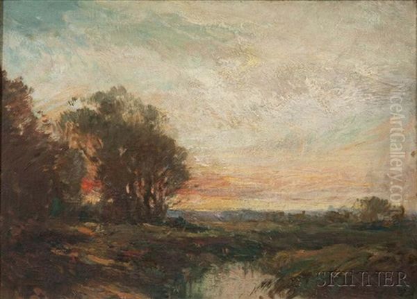 Tonalist Sunset Landscape - view 1