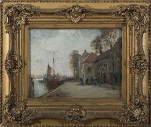 Dutch Canal Scene Dutch Canal Scene
