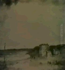Coastal Scene With Figures Andvilla Coastal Scene With Figures Andvilla