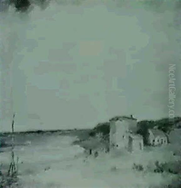 Coastal Scene With Figures Andvilla - view 1
