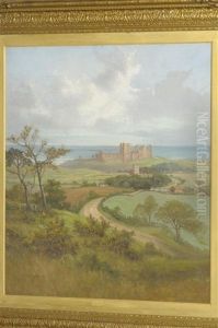 Bamburgh Castle by Frank Thomas Carter