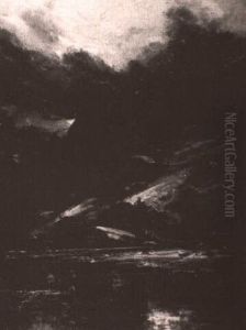 River Landscape by Frank Thomas Carter
