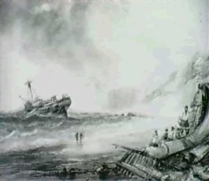 Flamborough Cliffs by Henry Barlow Carter