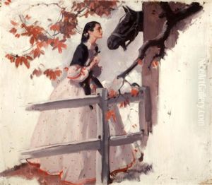 Woman In Pasture