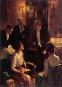 An Evening Conversation by Pruett Carter