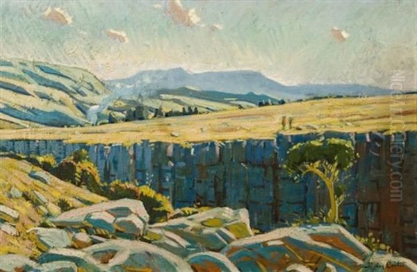 Figures Across The Gorge - view 1