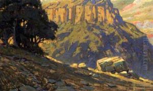 A Mountanous Landscape by Sydney Carter
