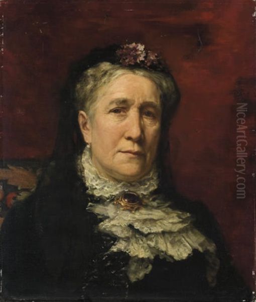 Portrait De Melanie Gillot, Mere De Charles Gillot - view 1